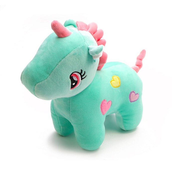 Cute 25cm plush toy unicorn soft doll soft animal pajamas unicorn hug soothing pillow to sleep to give gifts to children