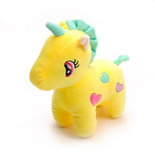Load image into Gallery viewer, Cute 25cm plush toy unicorn soft doll soft animal pajamas unicorn hug soothing pillow to sleep to give gifts to children
